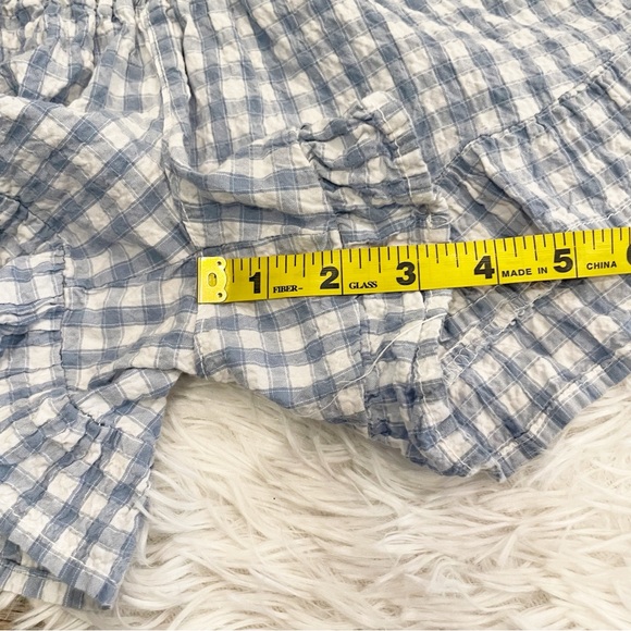 SINCERELEY JULES Gingham Check Ruffle Shorts Coastal Cowgirl Country Summer - Picture 7 of 8